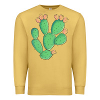 Antique Gold texas prickly pear cactus Premium Sweatshirt - Artiststas