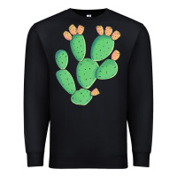 Black texas prickly pear cactus Premium Sweatshirt - Artiststas