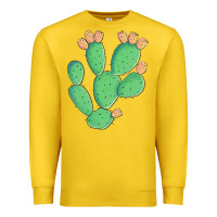 Lemon texas prickly pear cactus Premium Sweatshirt - Artiststas