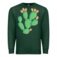Sports Green texas prickly pear cactus Premium Sweatshirt - Artiststas