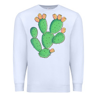 White texas prickly pear cactus Premium Sweatshirt - Artiststas