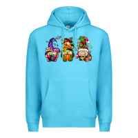 Ocean Blue hallothanksmas gnome Premium Hoodie - AdoDesignShop