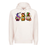 Pale Pink hallothanksmas gnome Premium Hoodie - AdoDesignShop