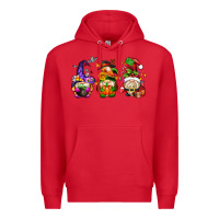 Red hallothanksmas gnome Premium Hoodie - AdoDesignShop