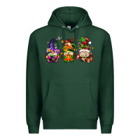 Sports Green hallothanksmas gnome Premium Hoodie - AdoDesignShop