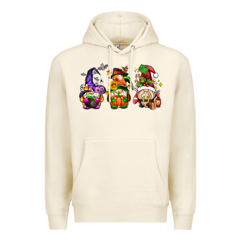 Hallothanksmas Gnome Premium Hoodie by AdoDesignShop | Teevron