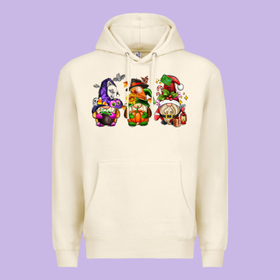 Hallothanksmas Gnome Premium Hoodie Designed By Adodesignshop