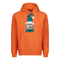 Carrot winter gnome with snow globe Premium Hoodie - NancyCooperArtShop