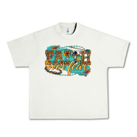 Pistachio faith over fear Urban Heavy Tee - texasbilliewilder