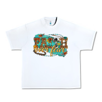 White faith over fear Urban Heavy Tee - texasbilliewilder