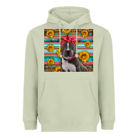 Matcha western pitbull Heavyweight Hoodie - Artiststas