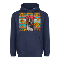 Navy western pitbull Heavyweight Hoodie - Artiststas