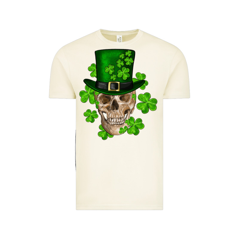 St. Patricks Day Skull Vintage Tee by RanaPortraitStore | Teevron