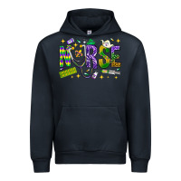 Navy Mardi Gras nurse Urban Hoodie - BundleAndBundleShop