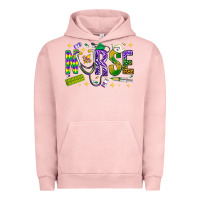Pigment Salmon Mardi Gras nurse Urban Hoodie - BundleAndBundleShop