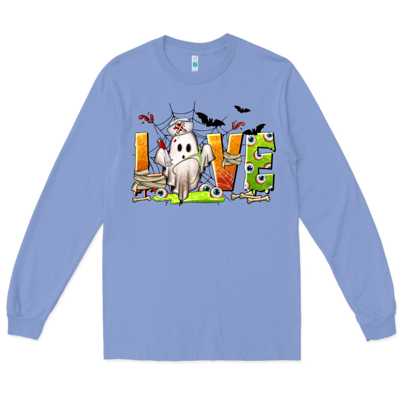 Love Nurse Halloween Long Sleeve Tee by texasbilliewilder | Teevron