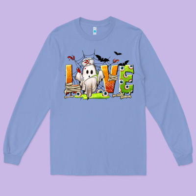 Love Nurse Halloween Long Sleeve Tee Designed By Texasbilliewilder