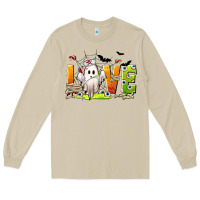 Mushroom Love Nurse Halloween Long Sleeve Tee - texasbilliewilder