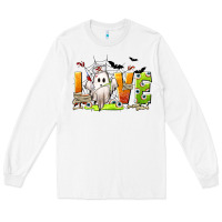 White Love Nurse Halloween Long Sleeve Tee - texasbilliewilder