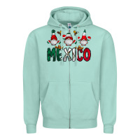 Seafoam mexico gnome Zipper Hoodie - CowhideDigitalArt