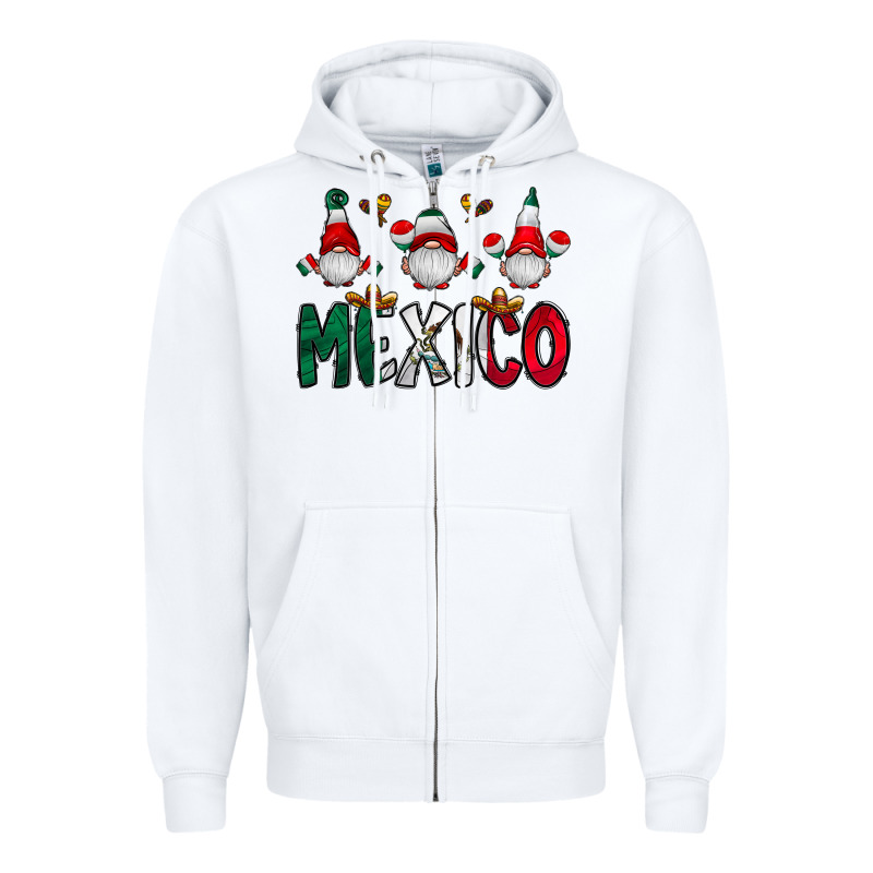 Mexico Gnome Zipper Hoodie by CowhideDigitalArt | Teevron