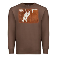 Chestnut cowhide background Premium Sweatshirt - AdoDesignShop