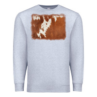 Heather Grey cowhide background Premium Sweatshirt - AdoDesignShop