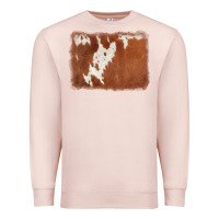 Pale Pink cowhide background Premium Sweatshirt - AdoDesignShop