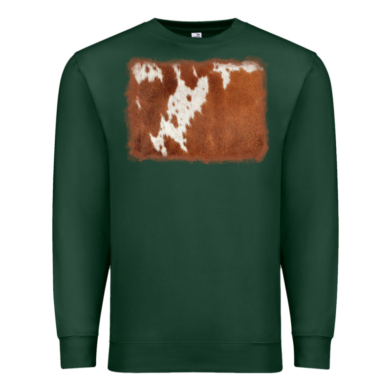 Cowhide Background Premium Sweatshirt by AdoDesignShop | Teevron