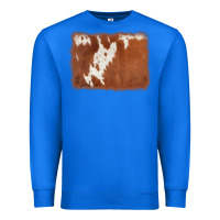 True Royal cowhide background Premium Sweatshirt - AdoDesignShop