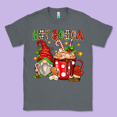 Hot Cocoa Gnome Classic Tee Designed By Texasbilliewilder
