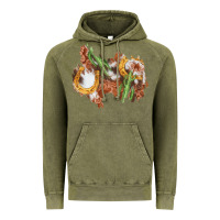 Horseshoe Cowhide Cactus Patch Vintage Hoodie | Teevron