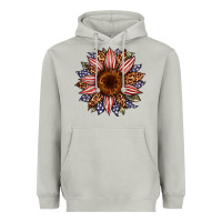 Moon Dust usa flag camouflage leopard sunflower Heavyweight Hoodie - Artiststas
