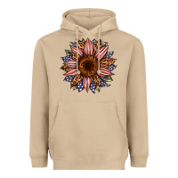 Mushroom usa flag camouflage leopard sunflower Heavyweight Hoodie - Artiststas