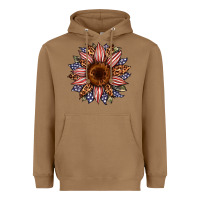 Toasted Coconut usa flag camouflage leopard sunflower Heavyweight Hoodie - Artiststas