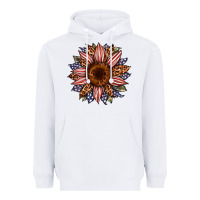 White usa flag camouflage leopard sunflower Heavyweight Hoodie - Artiststas
