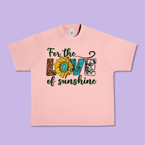For The Love Of Sunshine Urban Heavy Tee Designed By Texasbilliewilder