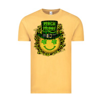 Vintage Mustard st. patricks day pinch proof lucky face Vintage Tee - RanaPortraitStore