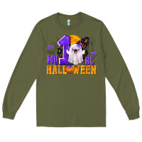 Army Green My 1st Halloween Long Sleeve Tee - texasbilliewilder