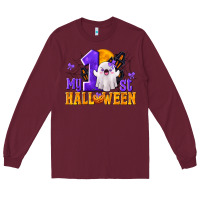 Burgundy My 1st Halloween Long Sleeve Tee - texasbilliewilder