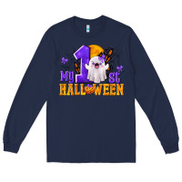 Navy My 1st Halloween Long Sleeve Tee - texasbilliewilder