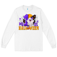 White My 1st Halloween Long Sleeve Tee - texasbilliewilder