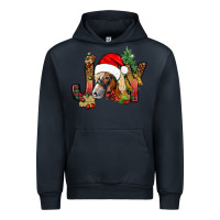 Navy joy christmas with horse bbs Urban Hoodie - BundleAndBundleShop