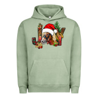 Pigment Oil Green joy christmas with horse bbs Urban Hoodie - BundleAndBundleShop