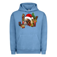 Pigment Pebble Blue joy christmas with horse bbs Urban Hoodie - BundleAndBundleShop