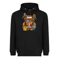 Black farm truck,fall Heavyweight Hoodie - JahusDesignShop