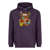 Plum farm truck,fall Heavyweight Hoodie - JahusDesignShop