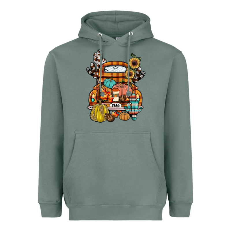 Farm Truck,fall Heavyweight Hoodie by JahusDesignShop | Teevron