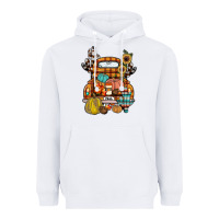 White farm truck,fall Heavyweight Hoodie - JahusDesignShop