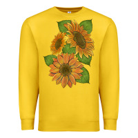 Lemon sunflowers Premium Sweatshirt - Artiststas